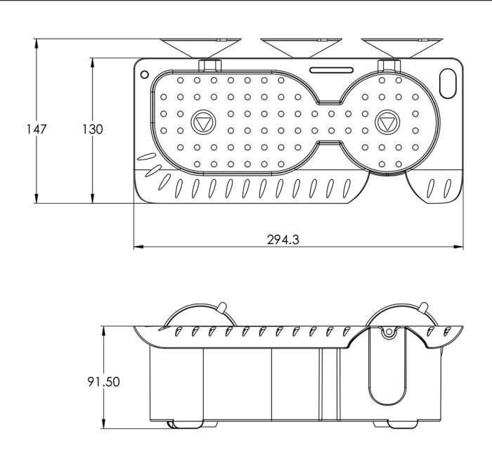 DRŽAČ PVC MM.294X91X147 - Slika 2