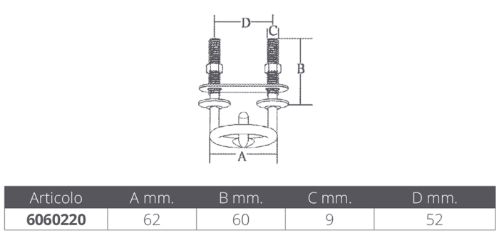 KUKA ZA VUČU SKIJAŠA INOX - Slika 2