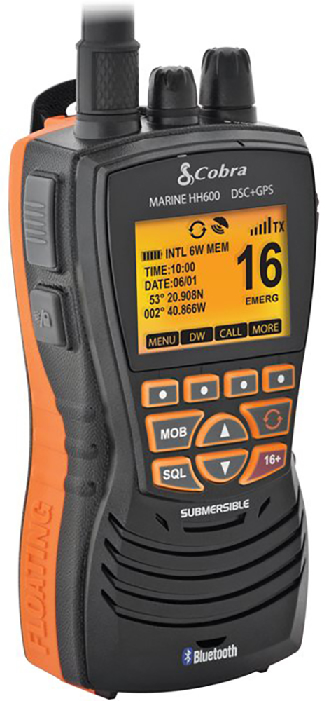 COBRA - PRIJENOSNI VHF HH600 GPS BT EU  // VHF HH600 GPS BT EU