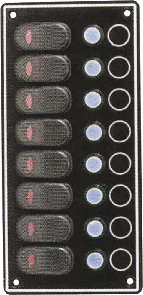 KOMANDNA PLOČA LED  - 8 prekidača