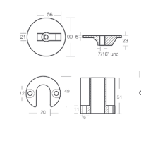 ANODE KIT ZA MERCRUISER BRAVO I - Slika 2