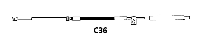 ULTRAFLEX-UPRAVLJAČKI KABEL/SAJELA ZA KOMANDE  C36