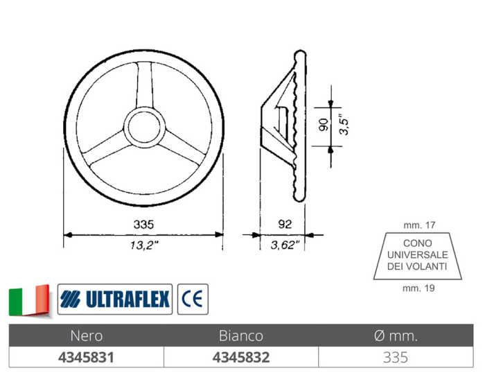 ULTRAFLEX-VOLAN BIJELI V32  MM.335 - Slika 2