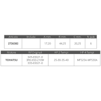 TOHATSU - IMPELER  2T 25-30 KS - Slika 2