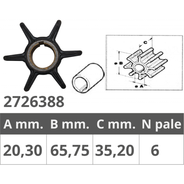TOHATSU - IMPELER  2T 70-90-120-140 KS