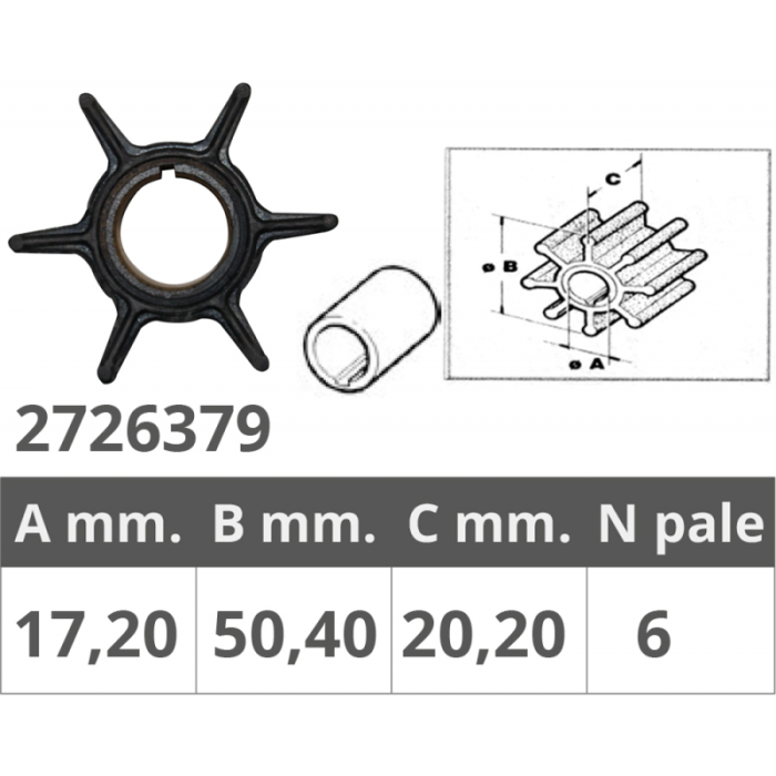 TOHATSU - IMPELER  2T 40-50 KS
