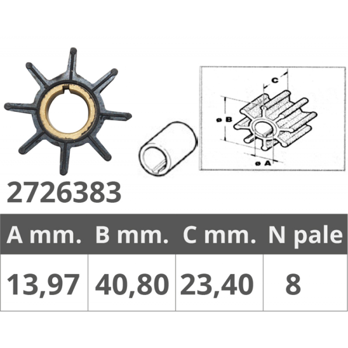 TOHATSU - IMPELER  2 / 4T 9,9-15-18 KS