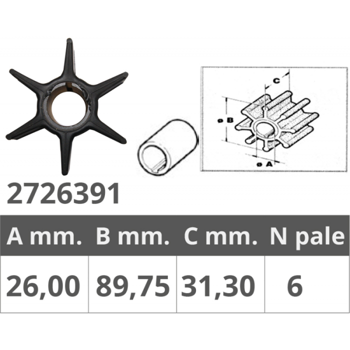HONDA - IMPELER  4T 175-225KS