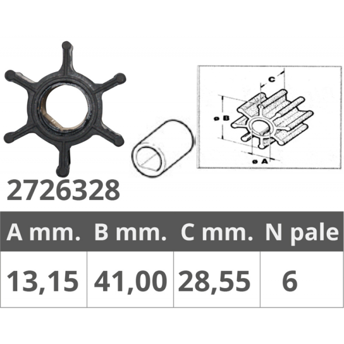 HONDA - IMPELER  4T 5-7.5-8-10 KS