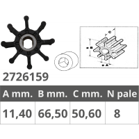 MERCRUISER - IMPELER 8.1S - 496MAG