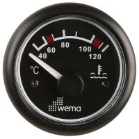 WEMA - MJERAČ TEMPERATURE VODE 52 mm