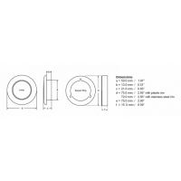 HELLA - SVJETILJKA POLIRANI INOX OKVIR - Slika 2