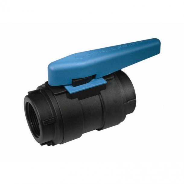 TRUDESIGN - KUGLASTI VENTIL  BSP - crni  //  NYLON BALL VALVE popust -20%