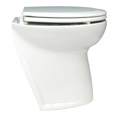 JABSCO - ELEKTRIČNI WC  17''  Deluxe Flush nagnuti - 24V + solenoidni ventil