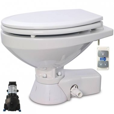 JABSCO - ELEKTRIČNI WC Quiet Flush regular 12V  + pumpa