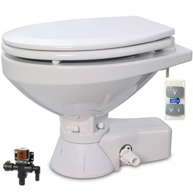 JABSCO - ELEKTRIČNI WC Quiet Flush  WC od 12 V + solenoidni ventil