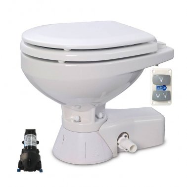 JABSCO - ELEKTRIČNI WC Quiet Flush - 12V + pumpa