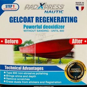 PADEXPRESS NAUTIC - SNAŽNO REGENERIRAJUĆE SREDSTVO ZA POLIRANJE TRUPA BRODA GELCOTA bez brušenja  - Ø125 Mm ## NOVO ##