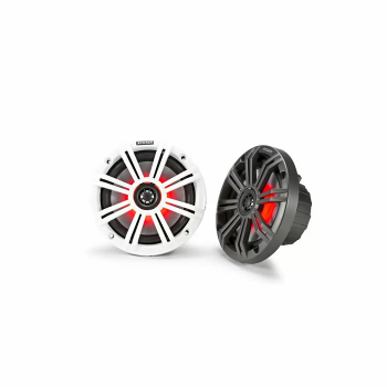 KICKER MARINE AUDIO - 2 x 6.5'' zvučnika s bijelom i crnom rešetkom - LED