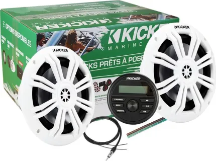 KICKER MARINE - Essential Audio paket – KMC2 i 6,5" zvučnici