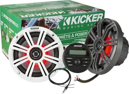 KICKER MARINE - RGB Audio paket – KMC2 i HP 6,5" LED višebojni